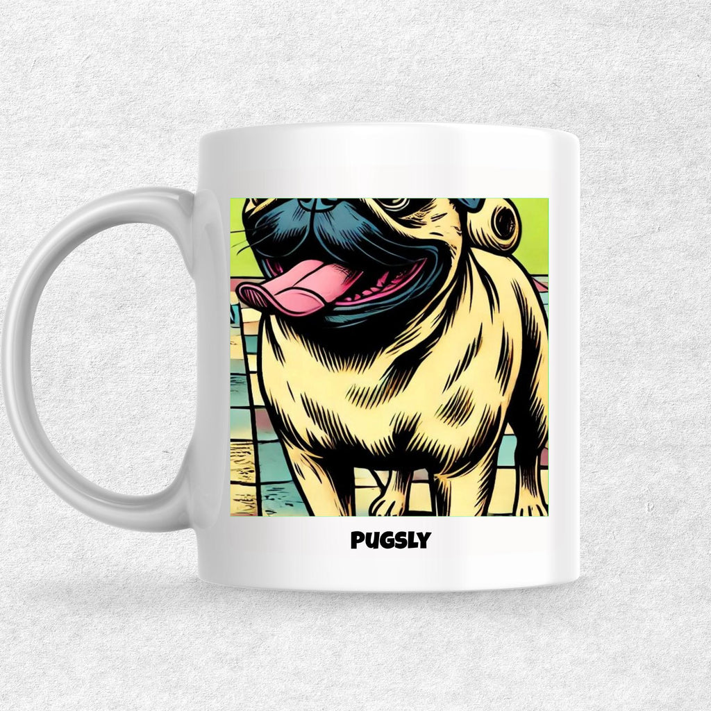 Pugsly the Magnificent: Pop Art Coffee Mug