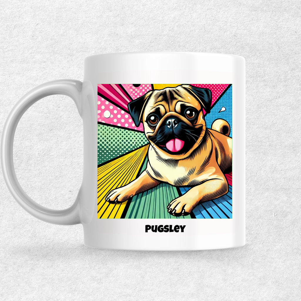 Pugsley the Magnificent: Pop Art Coffee Mug