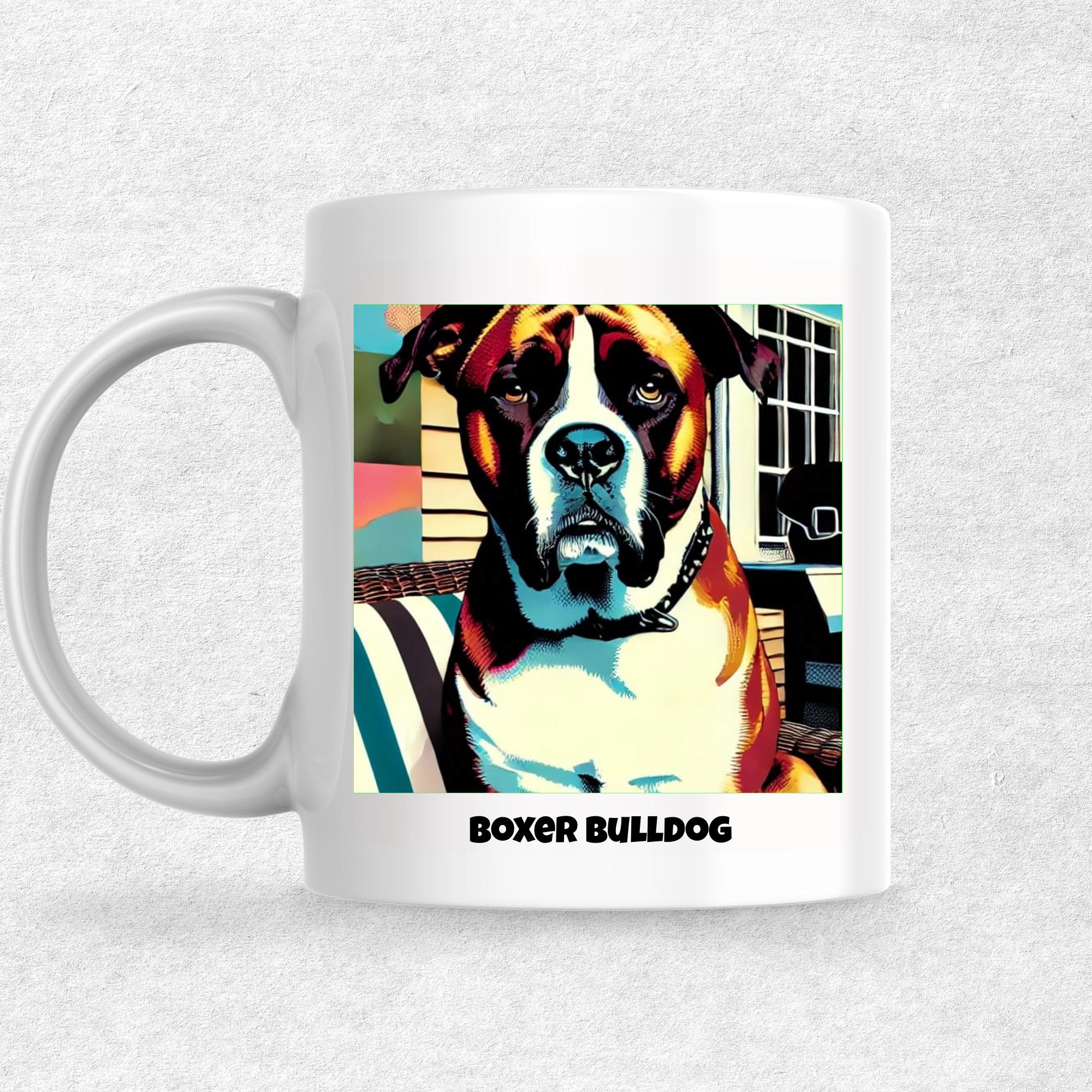 Boxer Bulldog the Magnificent: Pop Art Coffee Mug