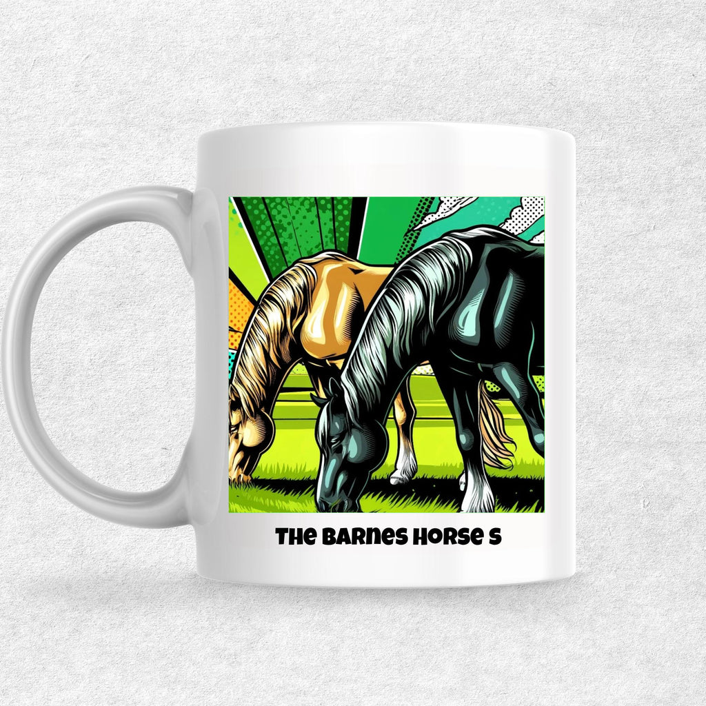 The Barnes Horse’s the Magnificent: Pop Art Coffee Mug