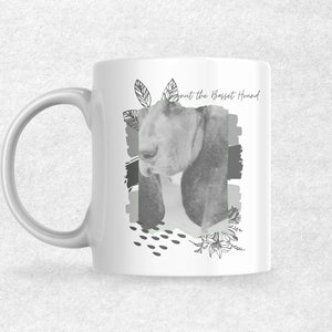 Coconut the Basset Hound the Magnificent: Sketch Art Coffee Mug